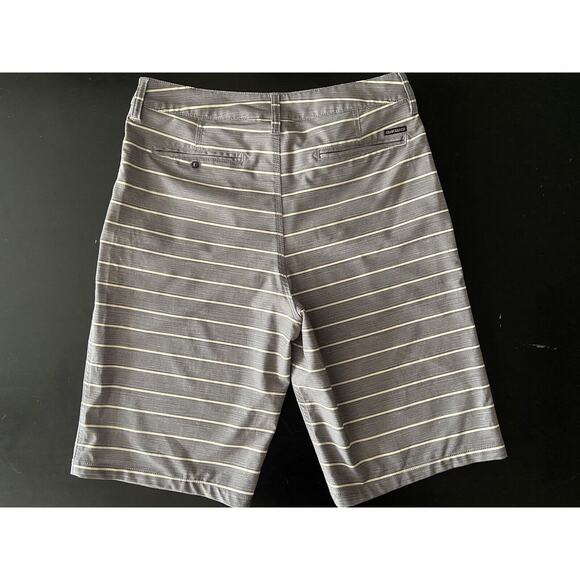 QUIKSILVER Amphibians Grey/White Stripe 21” Boardshorts Mens sz 30 - Picture 7 of 7